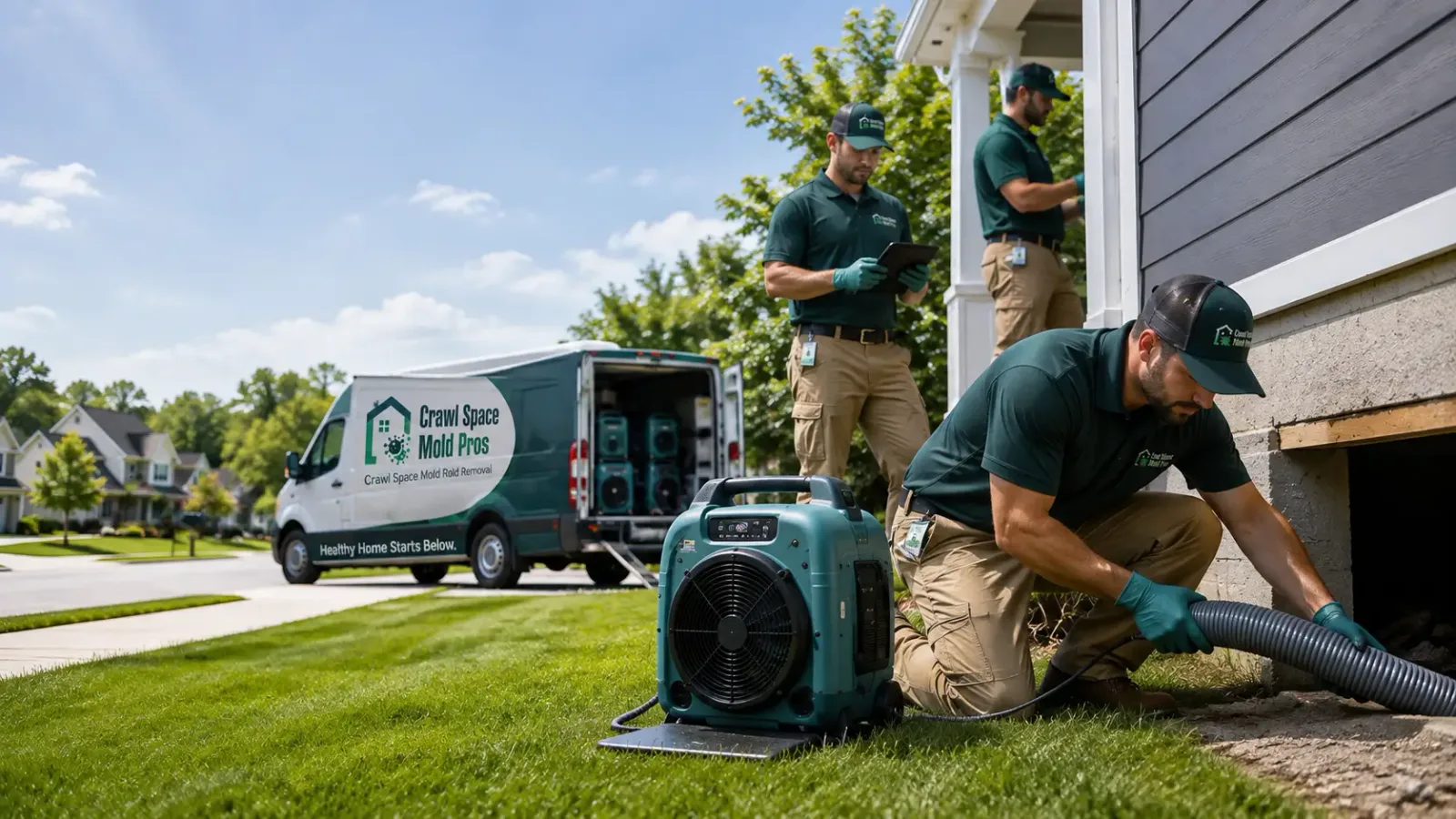 Crawl Space Mold Removal in Burlington, ME